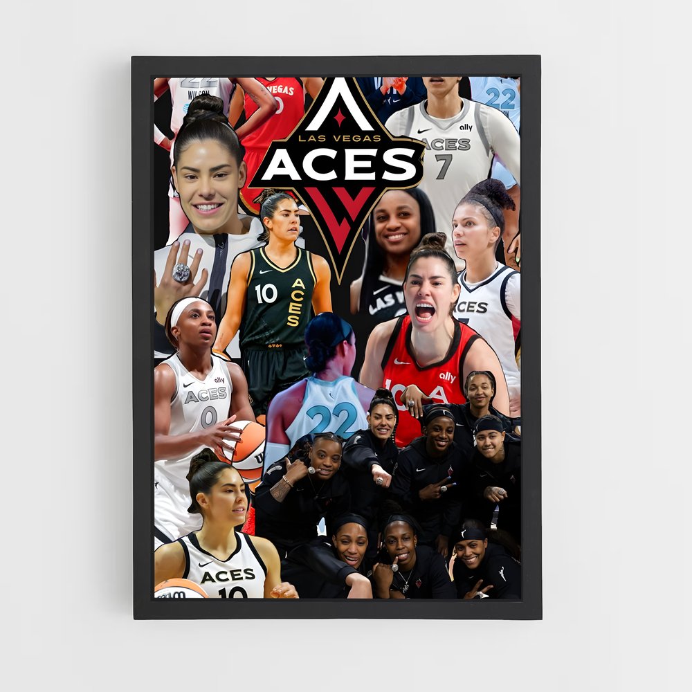 Poster Les Aces de Vegas – affiche Basketball (vue 2)